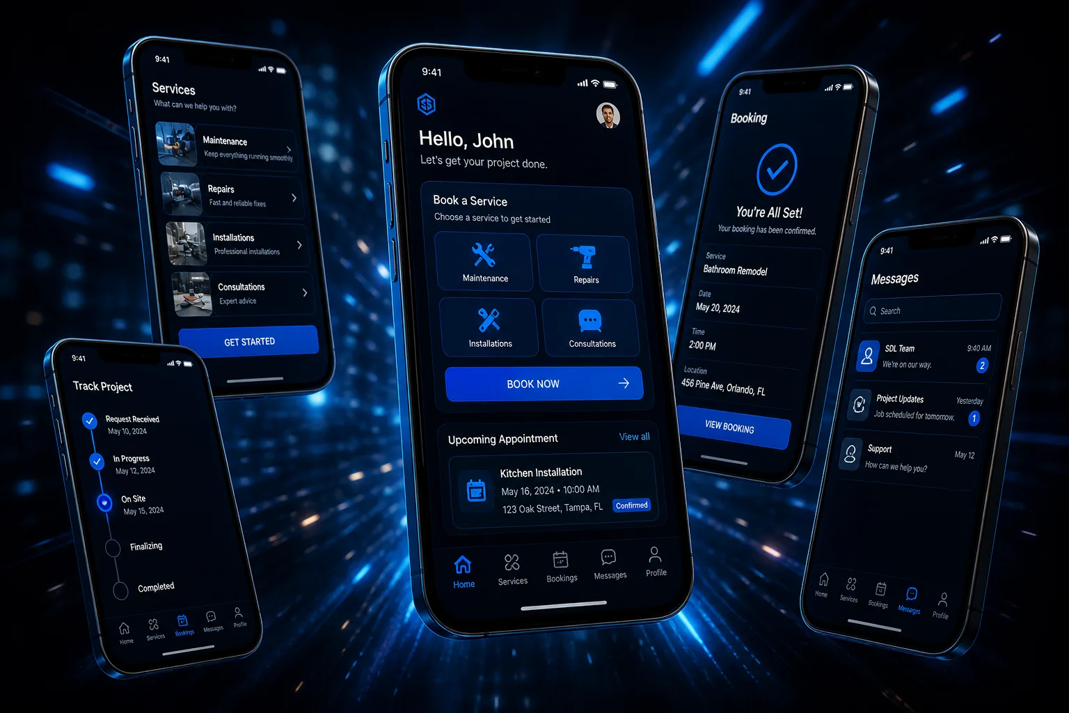 Mobile-first responsive website design