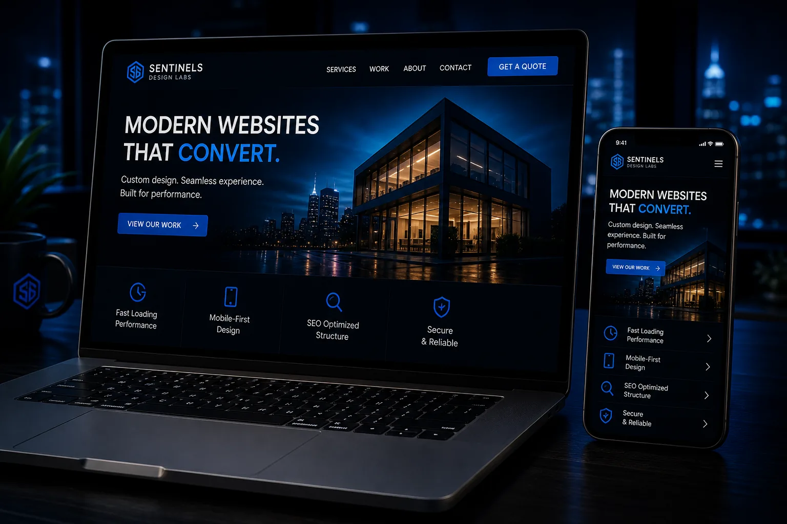 Website design showcase